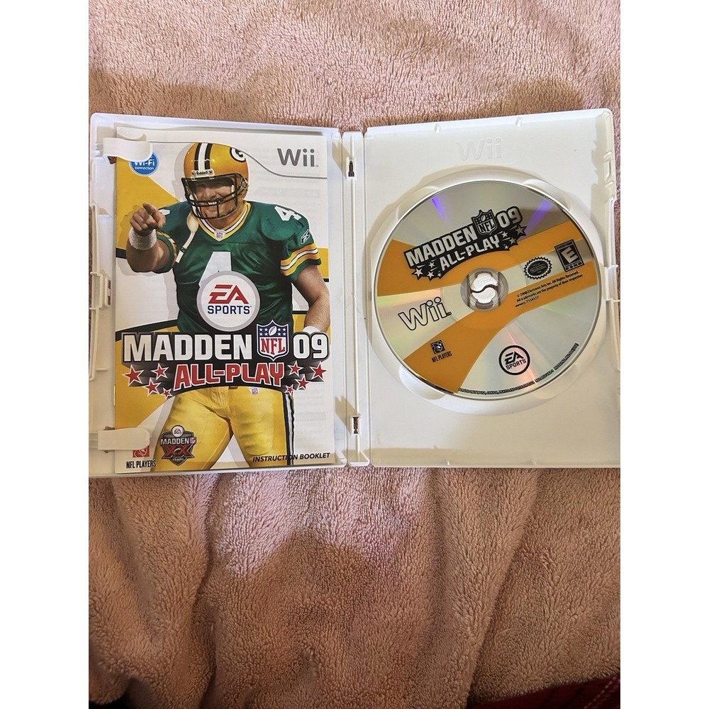 Madden 09 Wii All-Play! No Cover!